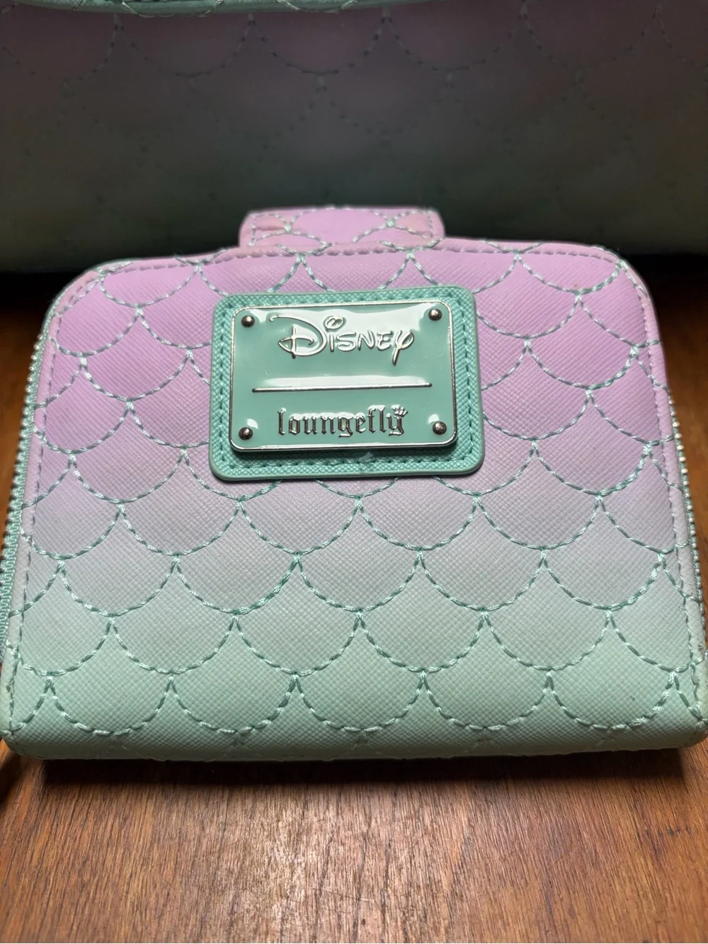 Loungefly Little Mermaid crossbody purse and matching wallet